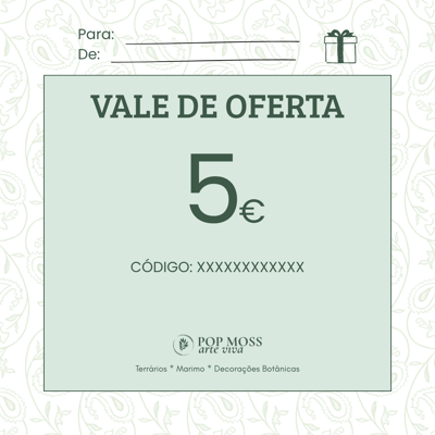 Vale de Oferta no Valor de 5€
