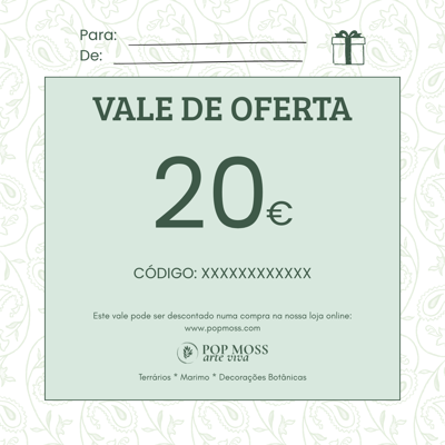 Vale de Oferta no Valor de 20€