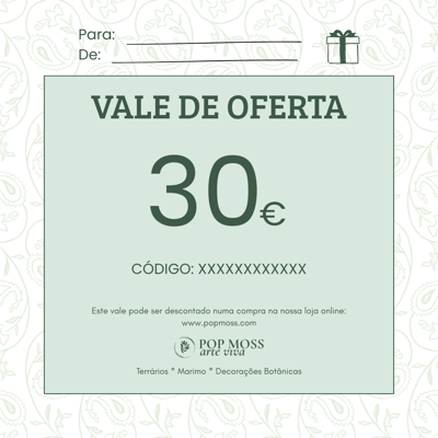 Vale de Oferta no Valor de 30€